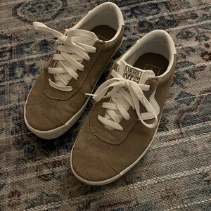 Vans Taupe Suede Sneakers